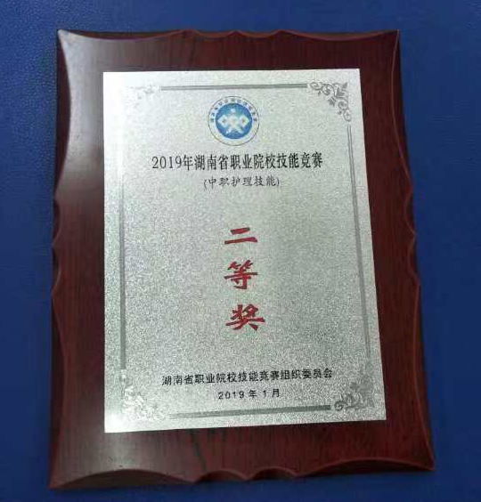 2019年湖南省职业院校技能竞赛二等奖